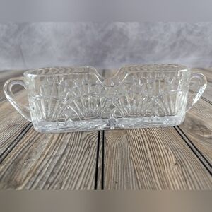 Shannon Crystal 24% Lead Crystal Cutlery Holder For Buffet Or Events